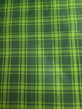 Green Plaid Fabric Panel - Bright Lime & Forest Green 1 Yard (0790/0791)